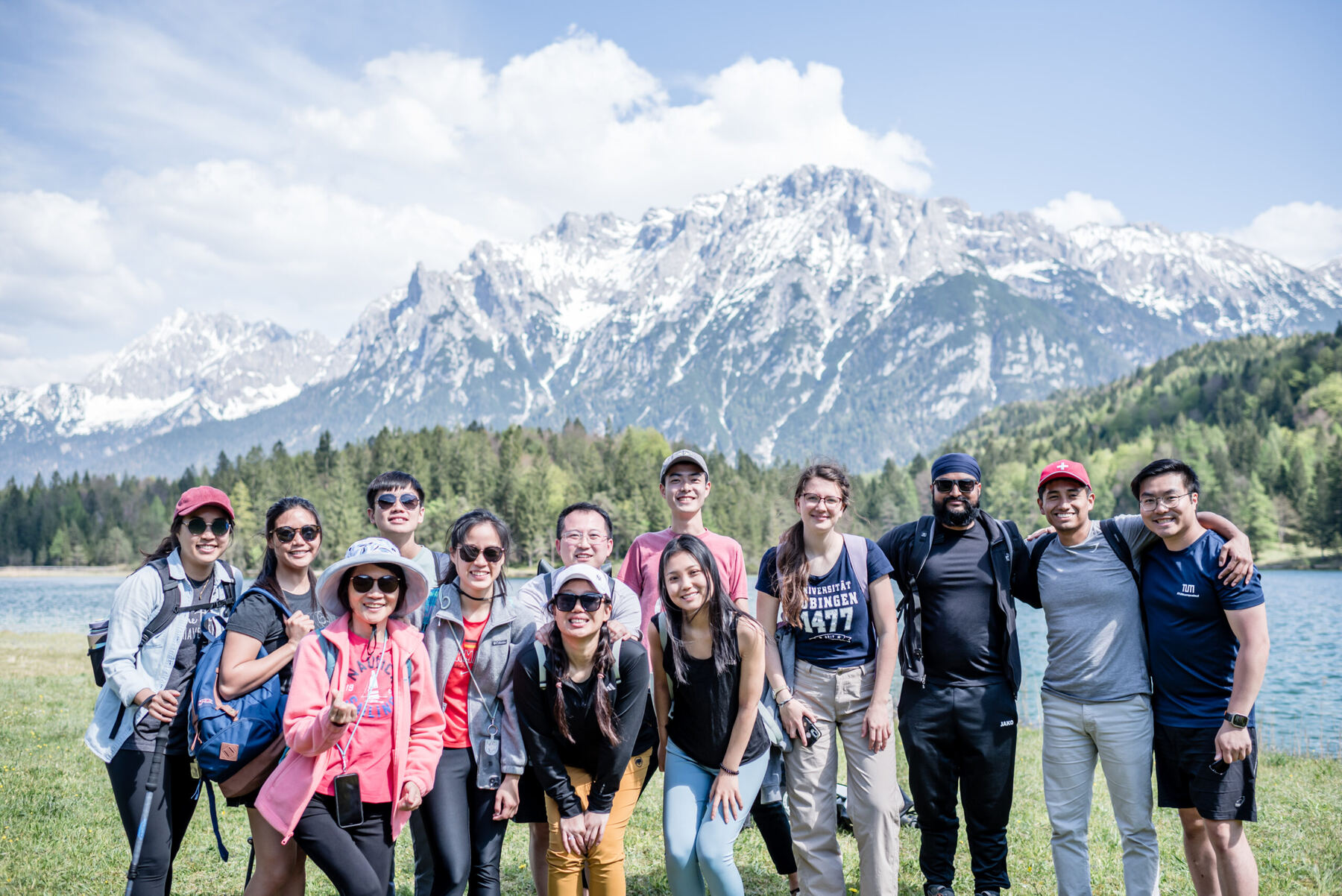 Wanderung in den Alpen